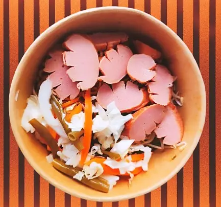Hình ảnh Mì Trộn Xúc Xích 
