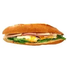 Hình ảnh Bánh mì thịt heo + ốp la