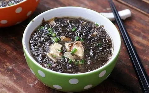 Hình ảnh Canh rong biển nấu chay 