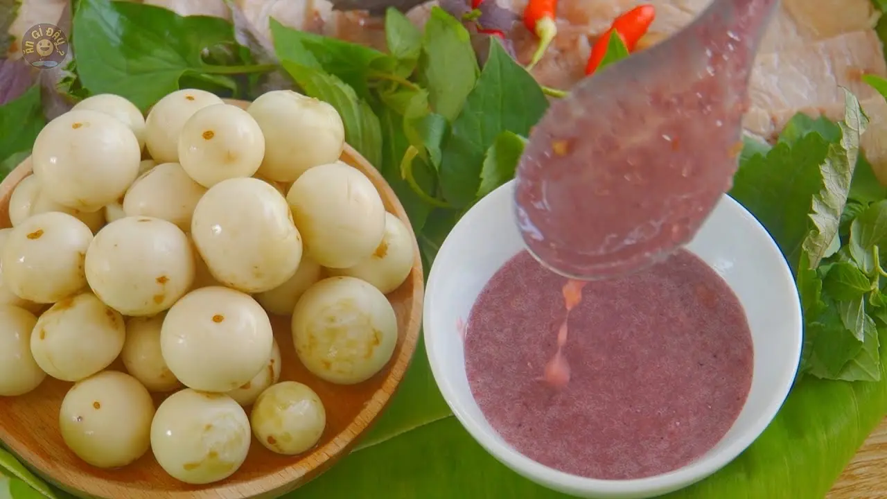 Hình ảnh Cà pháo mắm tôm