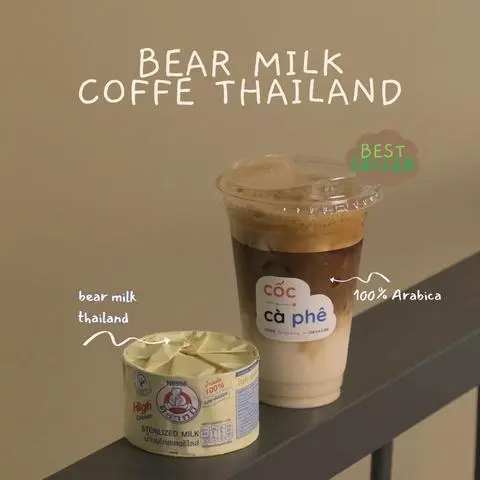 Hình ảnh Cafe Sữa Gấu Thailand