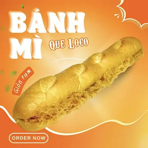 Hình ảnh Bánh Mì Que Truyền Thống