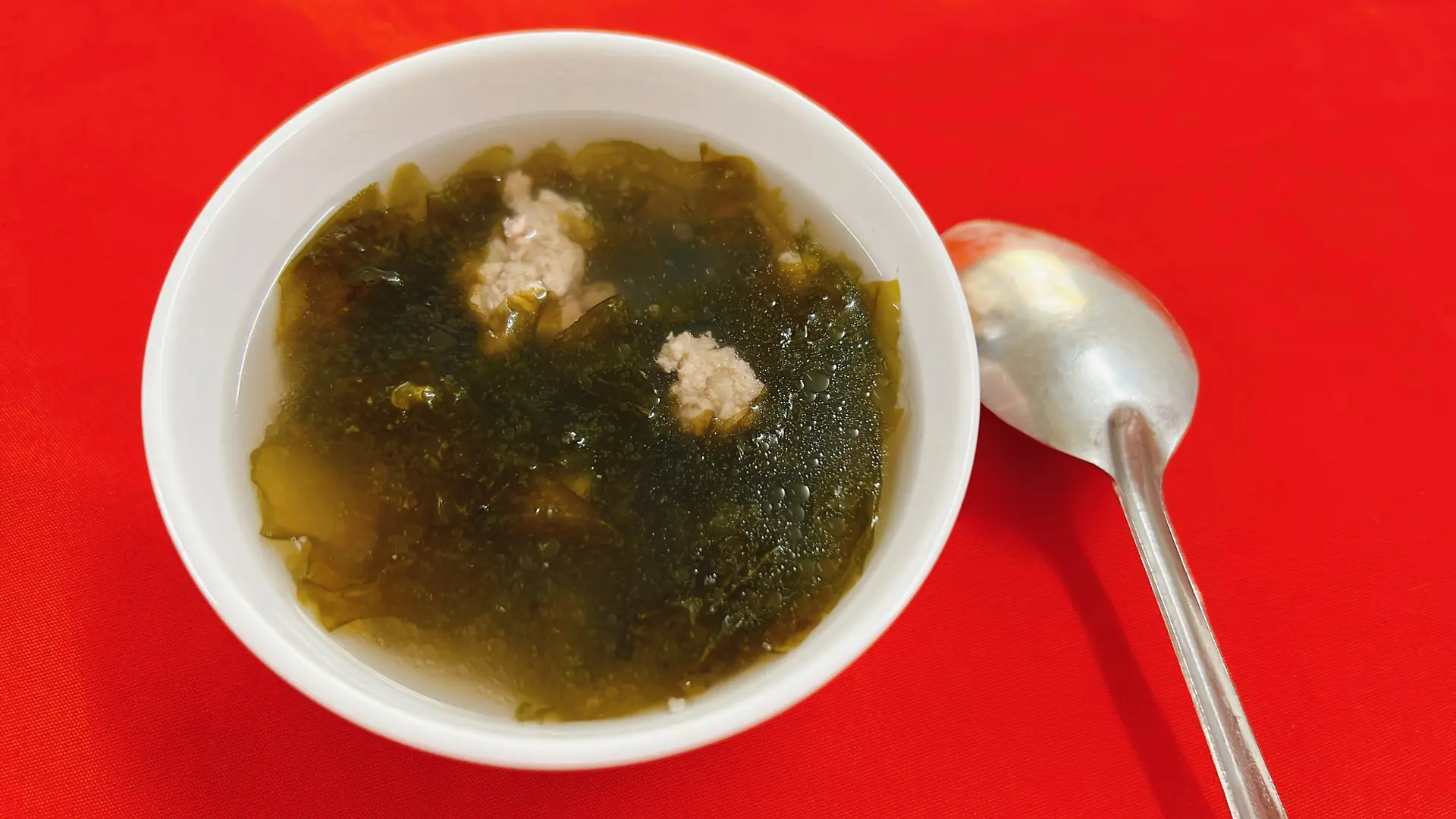 Hình ảnh Canh Rong Biển Thịt Bằm