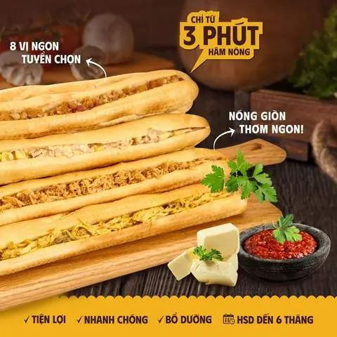 Hình ảnh 5 BMQ XÚC XÍCH+ 5 BMQ TRUYỀN THỐNG + tặng 2 ly cocacola khổng lồ 