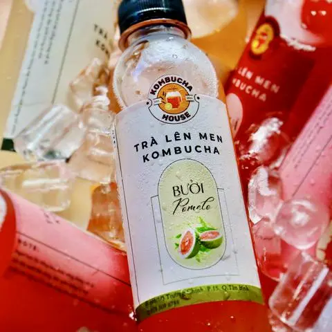 Hình ảnh Kombucha Bưởi Hồng - Grapefruit  | 500ml