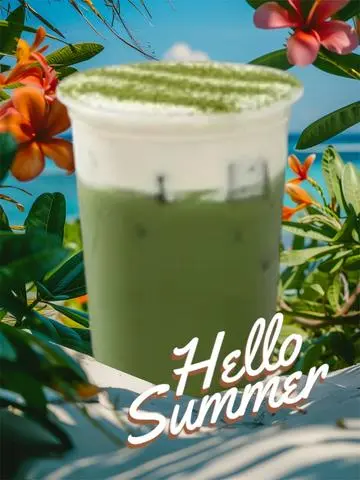 Hình ảnh Matcha kem muối 500ml