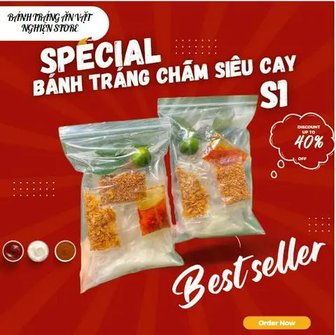 Hình ảnh Bánh tráng chấm siêu cay - S1
