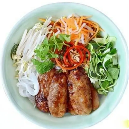 Hình ảnh Bún Nem Nướng + Chả Giò