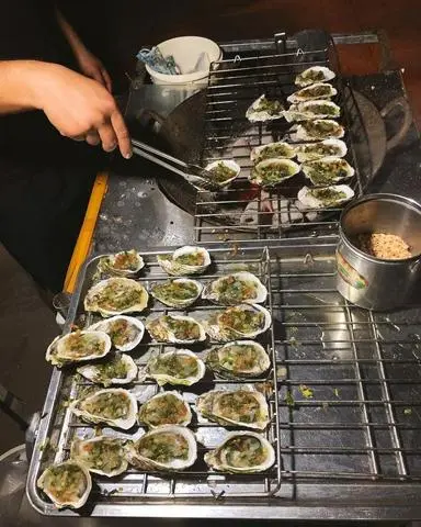 Hình ảnh hàu sữa nướng mỡ hành 10 con