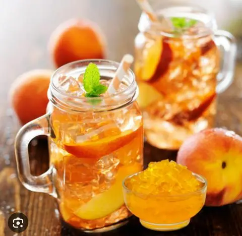 Hình ảnh Trà đào miếng