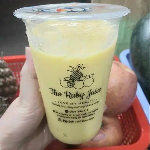 Hình ảnh Sinh tố xoài ly 0,6 lít
