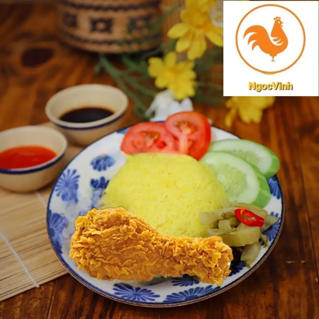 Hình ảnh Cơm Gà Rán Truyền Thống 