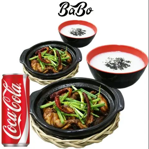 Hình ảnh 4 Ếch Vị Singapore + 2 Cháo + 1 Coca