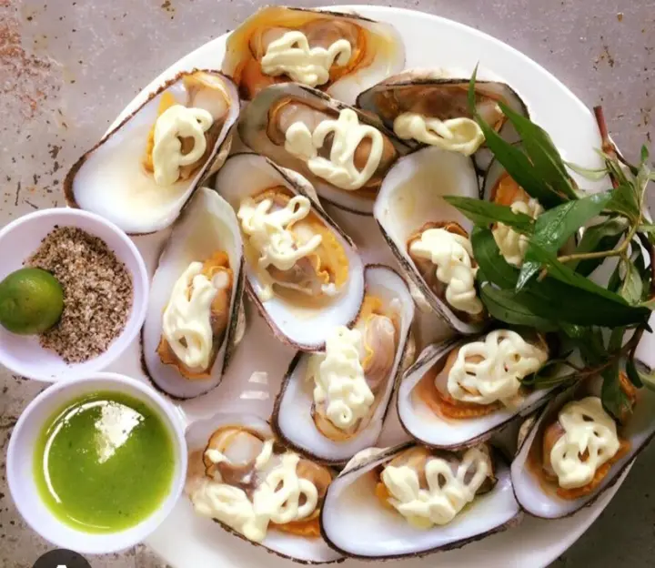 Hình ảnh Sò dẹo nướng phô mai
