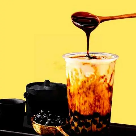 Hình ảnh Sữa Tươi Trần Châu Đường Đen ( ly 700ml size L ) 