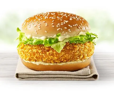 Hình ảnh Burger Tôm + phô mai sợi