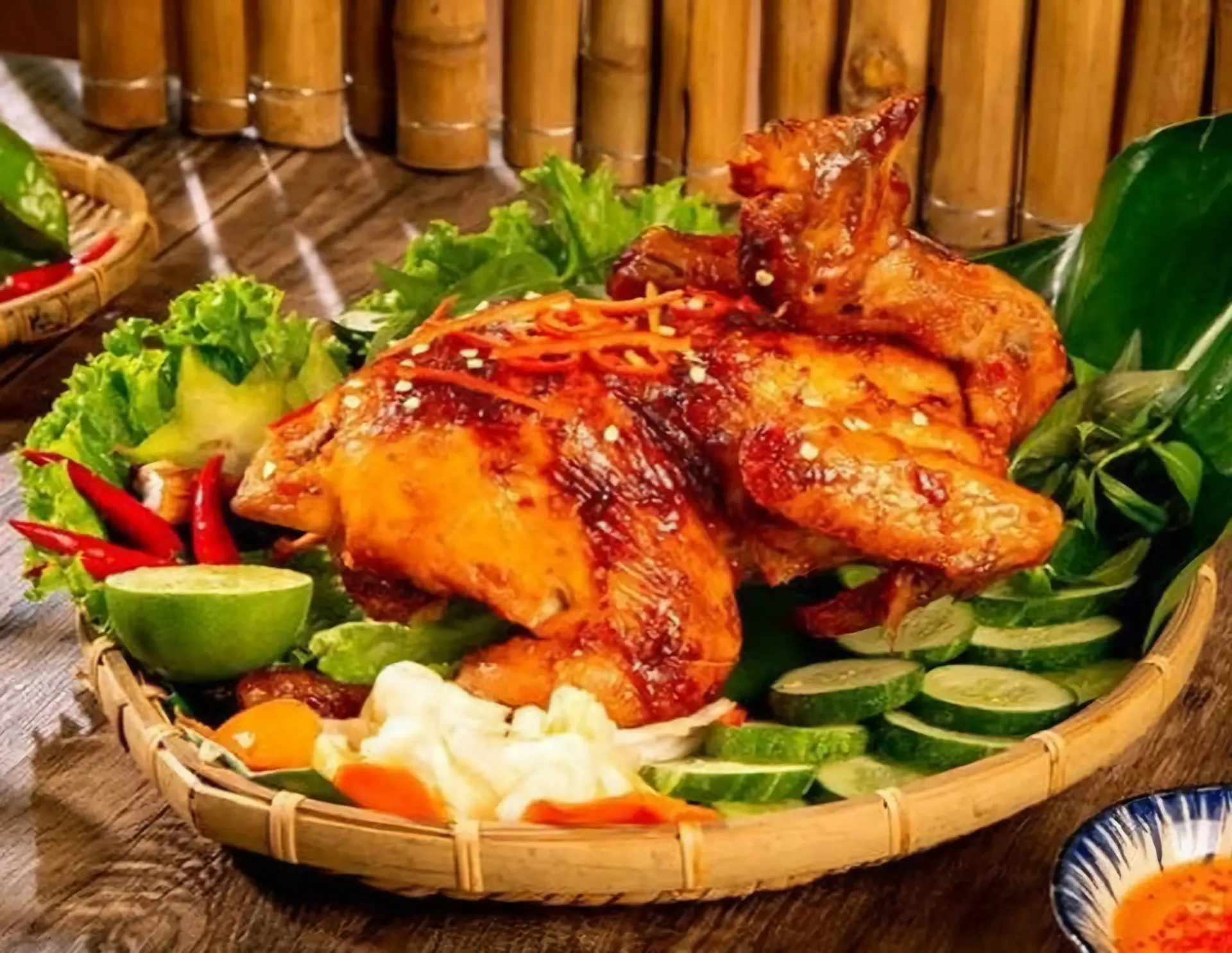 Hình ảnh GÀ NƯỚNG MẬT ONG 