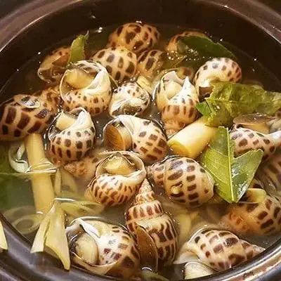 Hình ảnh Ốc hương hấp sả