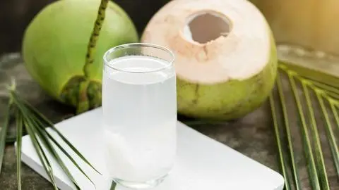 Hình ảnh Dừa tươi Mứt Atiso đỏ