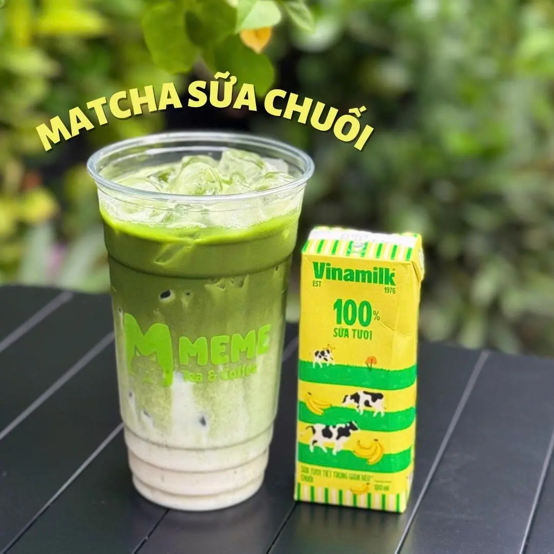 Hình ảnh Matcha sữa chuối