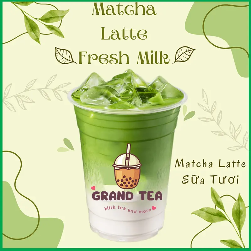 Hình ảnh Matcha Latte Sữa Tươi (Fresh Milk)