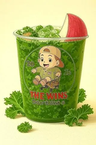 Hình ảnh Cải Kale mix Táo Pháp 700ml