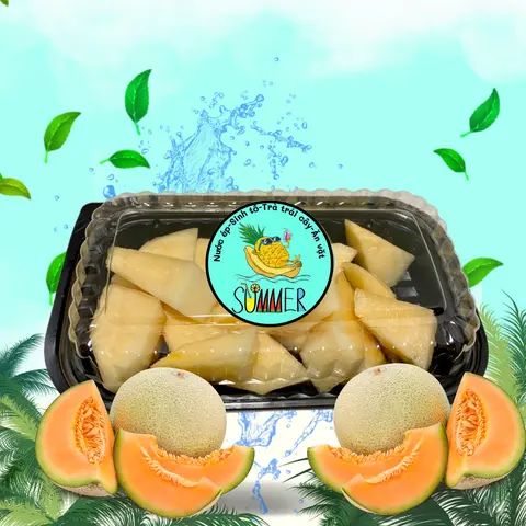 Hình ảnh Dưa Lưới Cắt Sẵn 