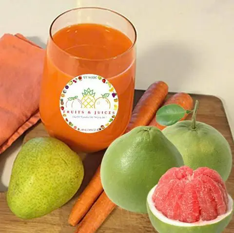 Hình ảnh Nước ép Bưởi - Cà Rốt - Lê