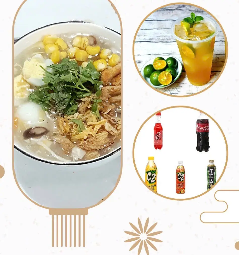 Hình ảnh Súp Cua + Trà Tắc/Nước Ngọt Chai