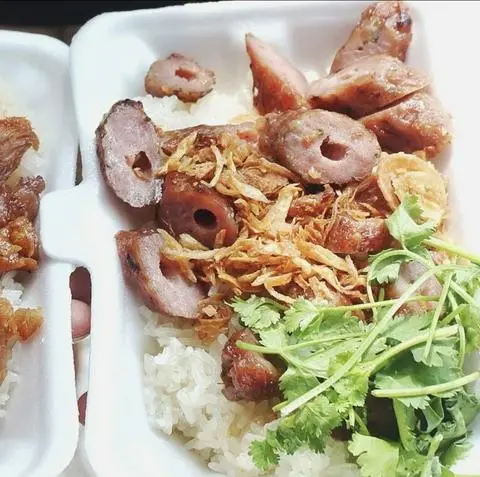 Hình ảnh xôi nem nướng 