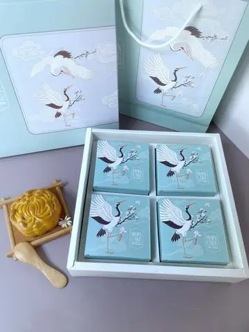 Hình ảnh set 4 bánh trung thu 