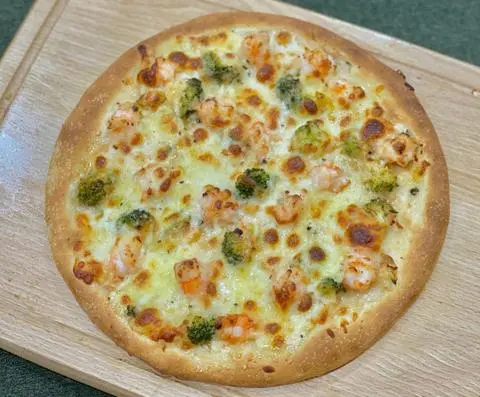 Hình ảnh Pizza Tôm Sốt Kem Size 20cm