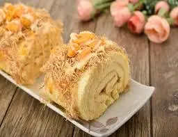 Hình ảnh bông lan cuộn trứng muối size 3 cuộn 15cm