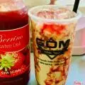 Hình ảnh Trà sữa mứt dâu