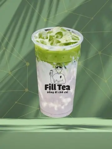 Hình ảnh Khoai môn matcha latte