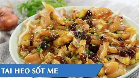 Hình ảnh Tai Heo Sốt Me 