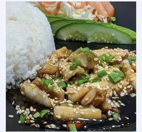 Hình ảnh Mực sốt sake
