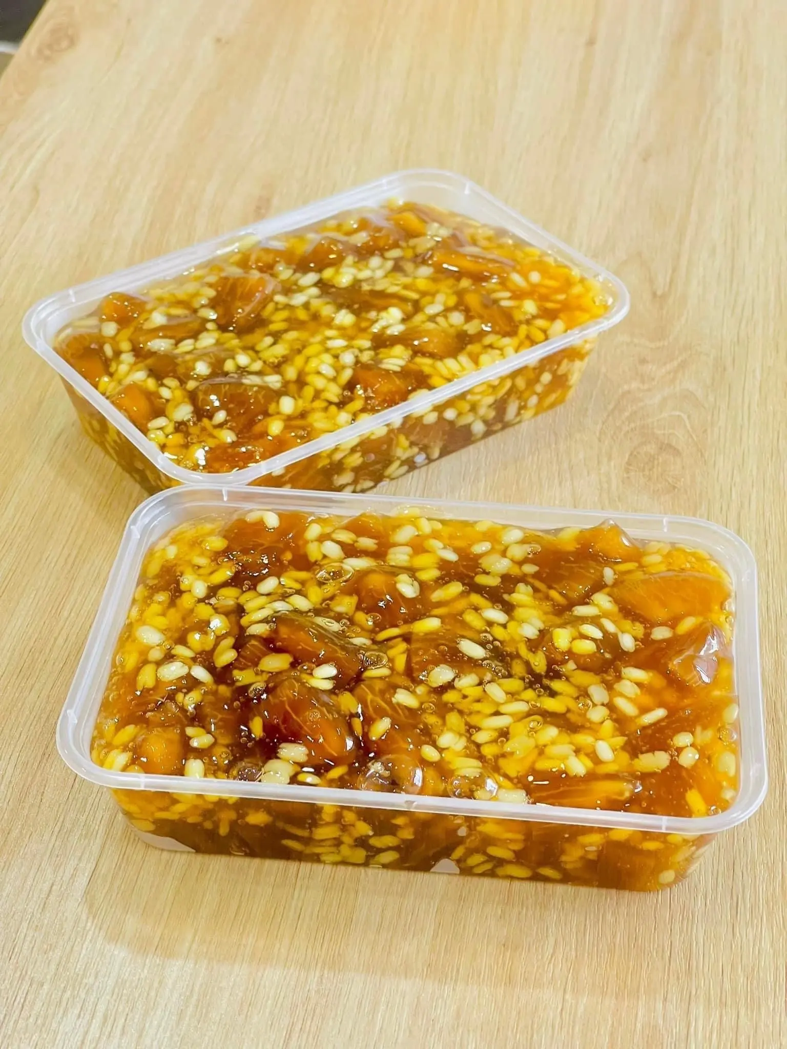Hình ảnh Chè Bưởi 1 Hộp 500gr - Kèm Nước Cốt Dừa