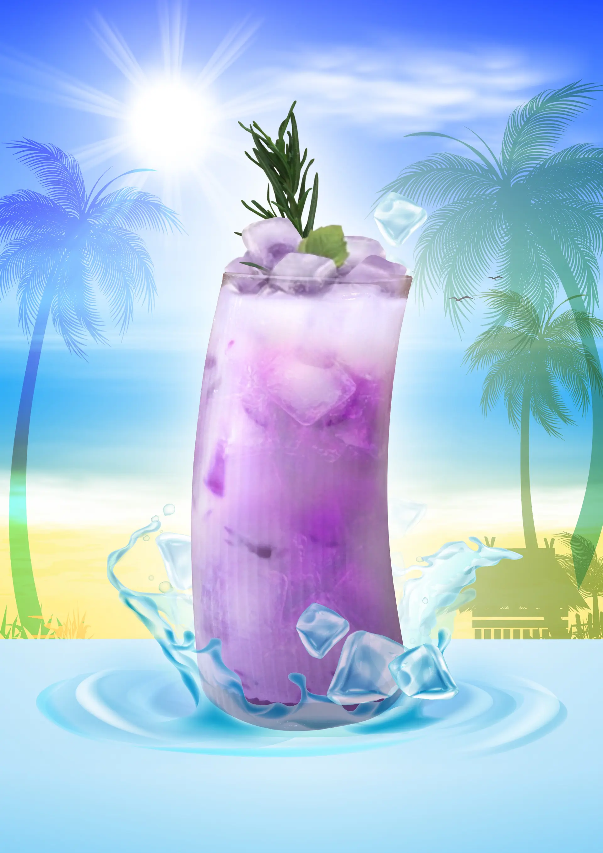 Hình ảnh Trà sữa khoai môn