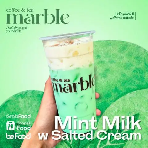 Hình ảnh Latte mint kem muối