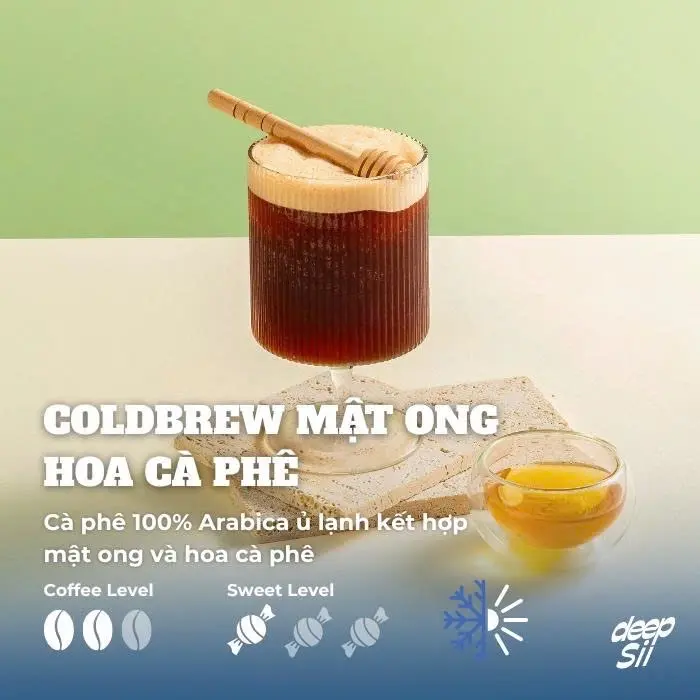 Hình ảnh ColdBrew Mật Ong Hoa Cà Phê