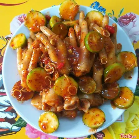 Hình ảnh Chân Gà Có Xương Sốt Thái