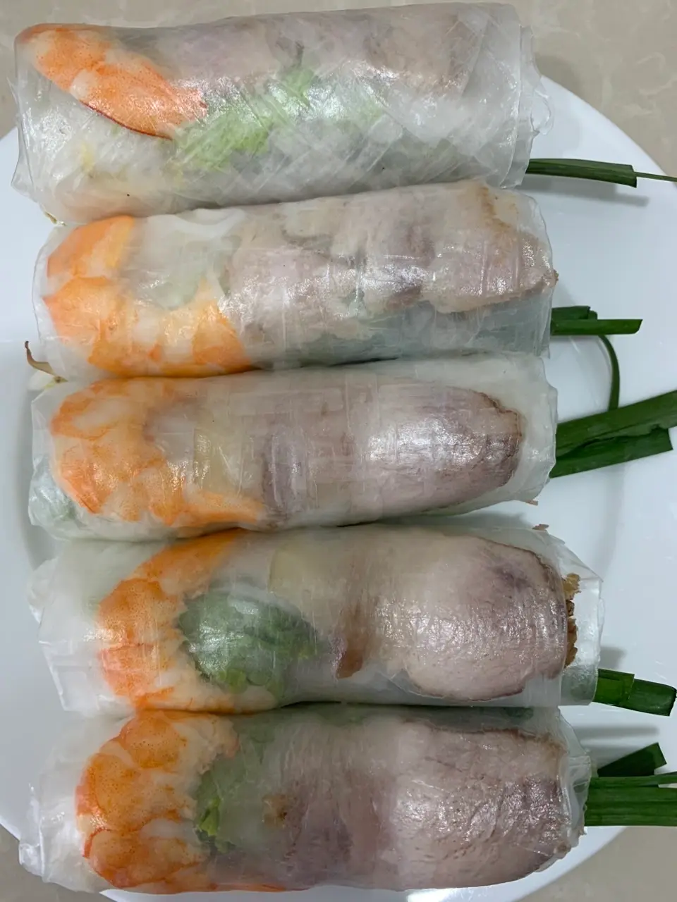 Hình ảnh Hộp 5 gỏi cuốn tôm thịt