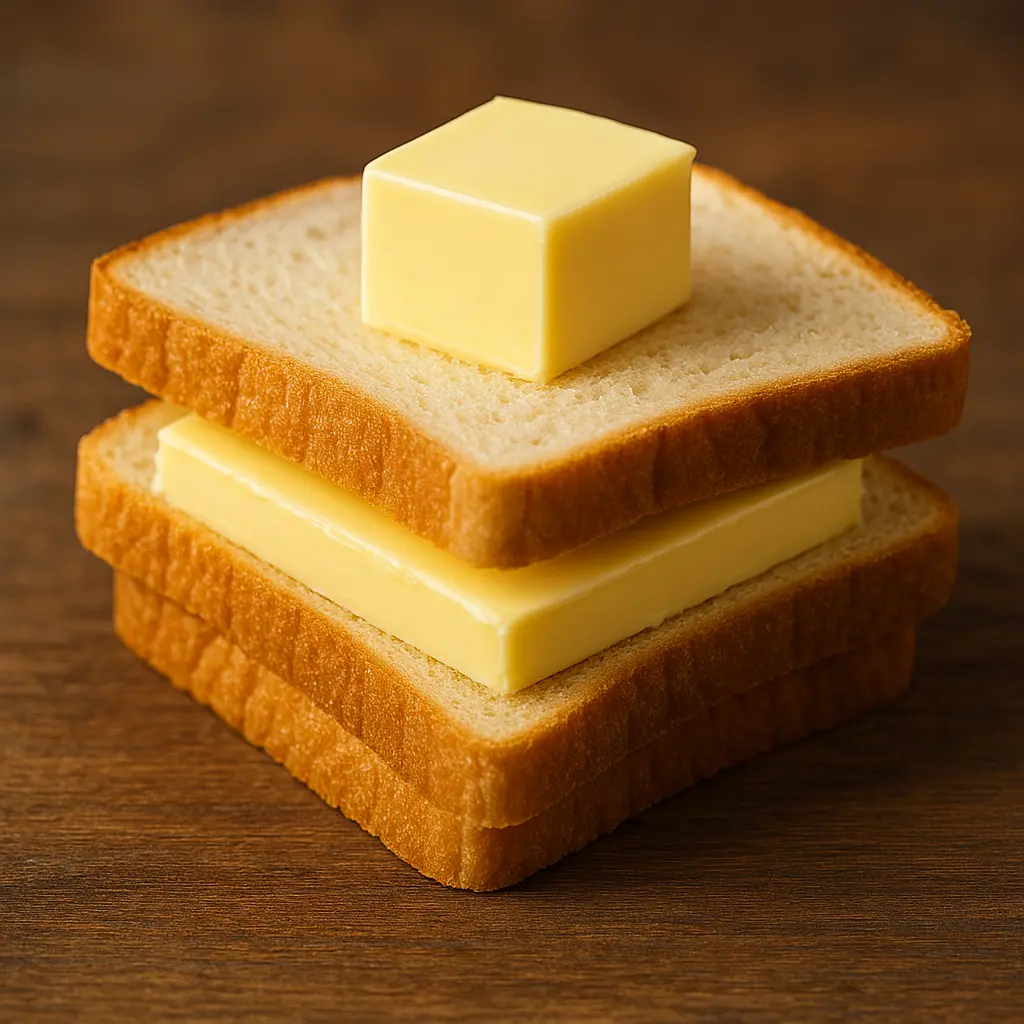 Hình ảnh Sandwich Bơ Sữa Đường