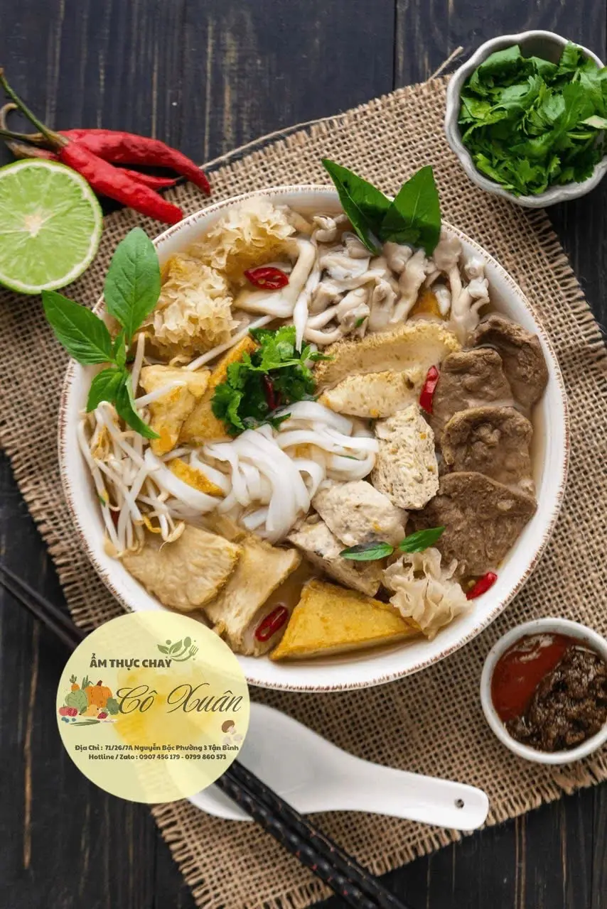 Hình ảnh Thứ hai :phở chay
