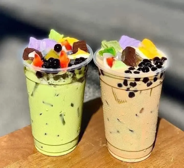 Hình ảnh Trà sữa khoai môn (size  M)