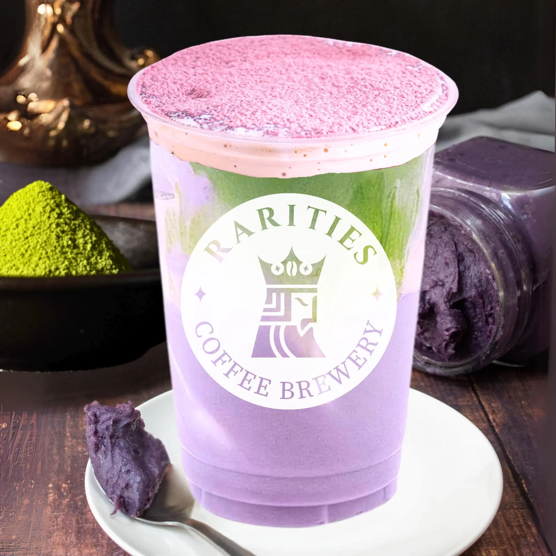 Hình ảnh Taro Matcha Latte