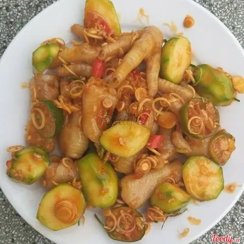 Hình ảnh Chân Gà Có Xương Lắc Cóc Xoài