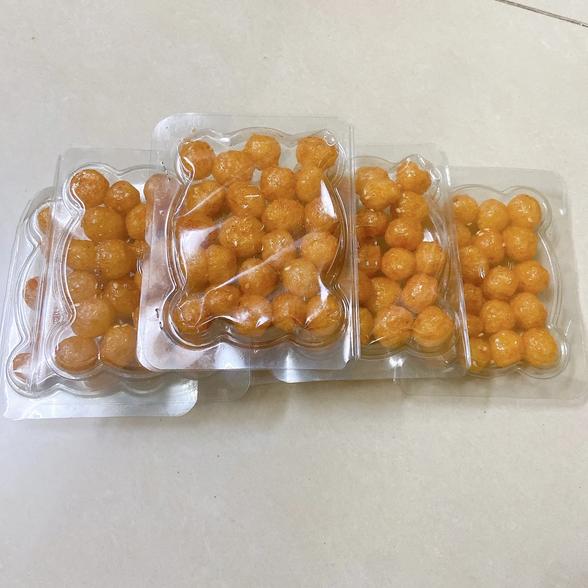 Hình ảnh 2 Gói Bánh Bò Viên Vừng Mini( gói 21-23 viên)