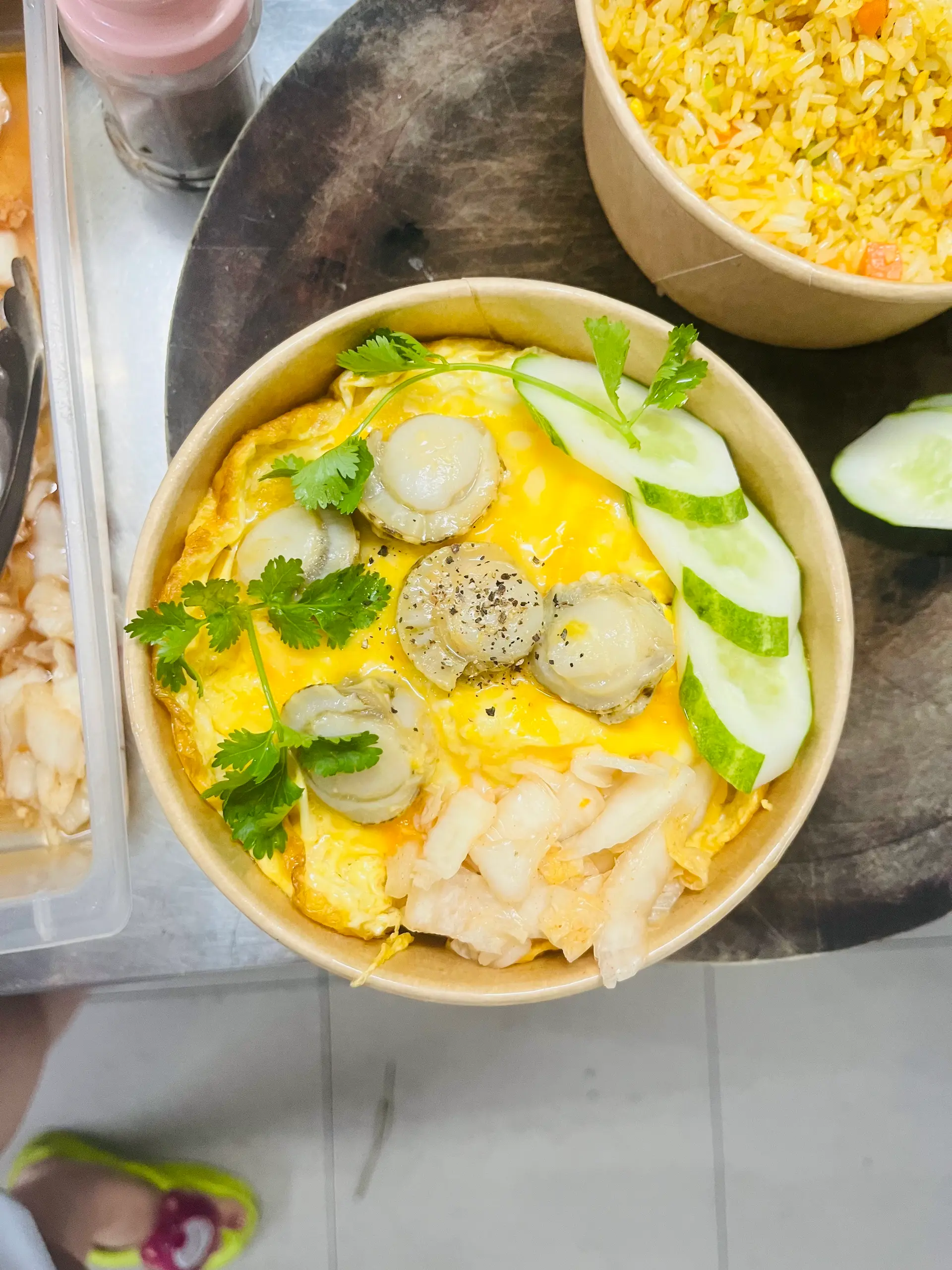 Hình ảnh Cơm chiên trứng còi sò điệp
